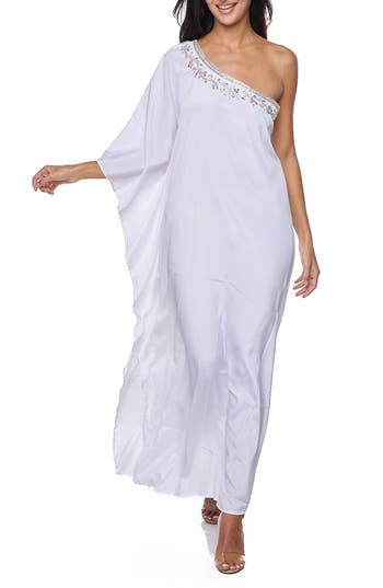 Ranee's Ranees One-shoulder Dress In White