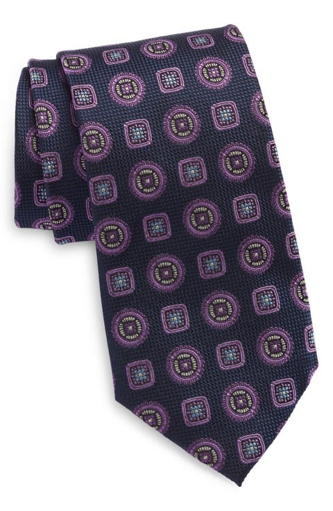 Medallion Silk Tie