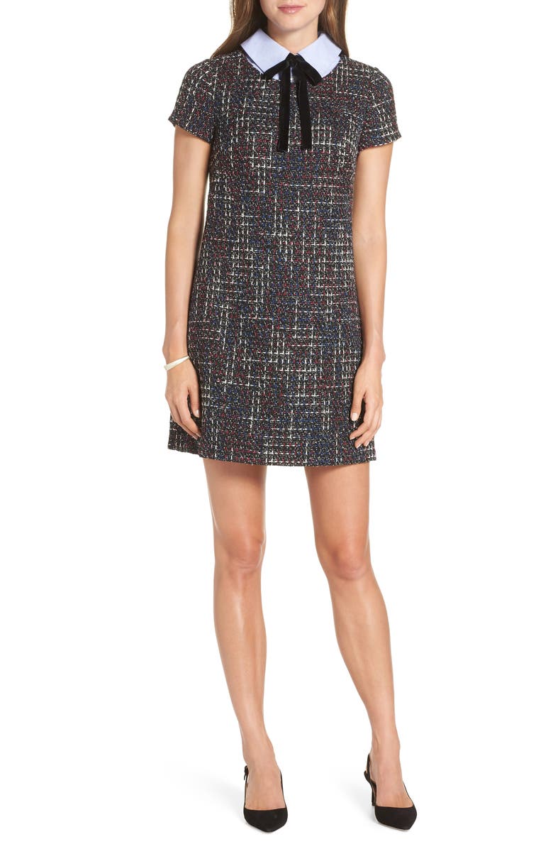 1901 Tweed Shift Dress, Main, color,