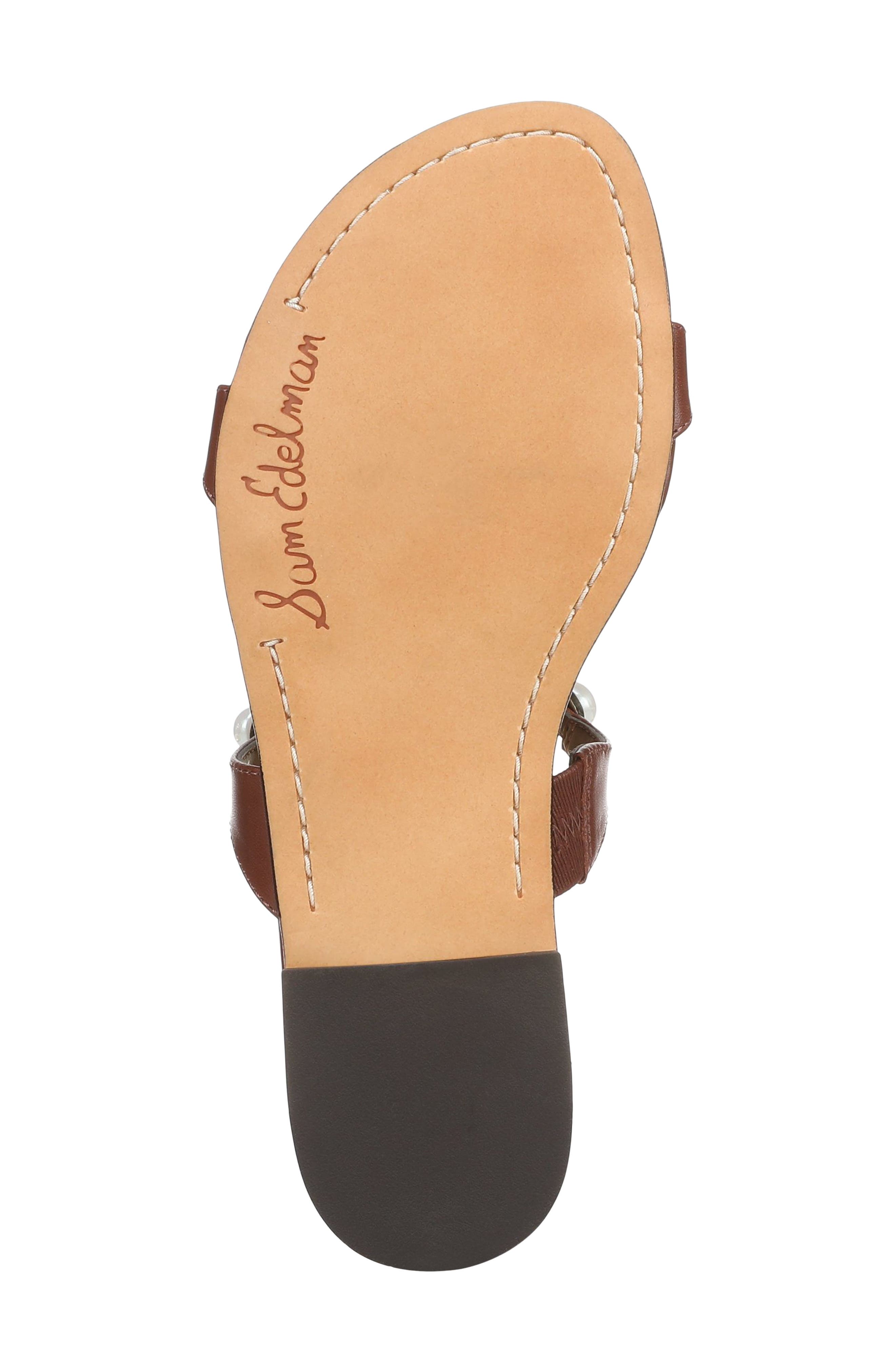 Sam Edelman Cian Slide Sandal, Alternate, color, Burnt Brandy