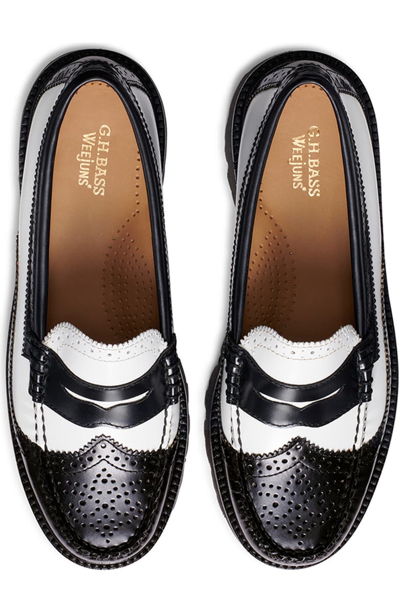 G.H.BASS Whitney Weejuns<sup>®</sup> Brogue Penny Loafer, Alternate, color,