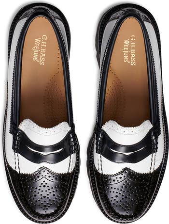 G.H.BASS Whitney Weejuns® Brogue Penny Loafer (Women