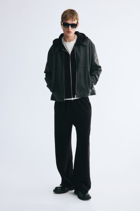 Relaxed-Fit Velour Sweatpants