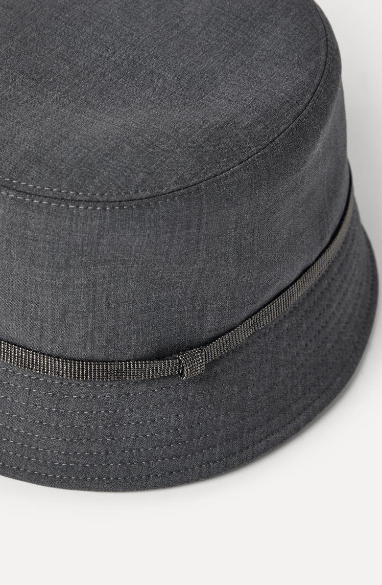 Brunello Cucinelli Bucket hat, Alternate, color, Dark Grey