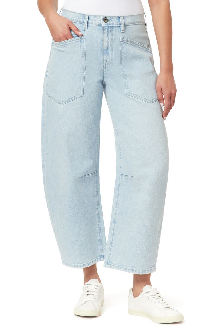 Barrel Leg Cargo Pocket Jeans, Main, color, LOGAN