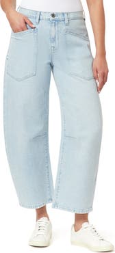 Kensie Barrel Leg Cargo Pocket Jeans