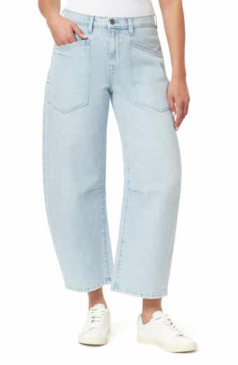 Kensie Barrel Leg Cargo Pocket Jeans