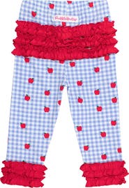 RuffleButts Baby Girls Ruffle Leggings with Signature Rear Ruffles