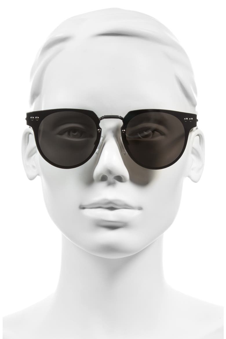 Cyber 48mm Mirrored Lens Sunglasses, Alternate, color, SILVER/ SILVER MIRROR