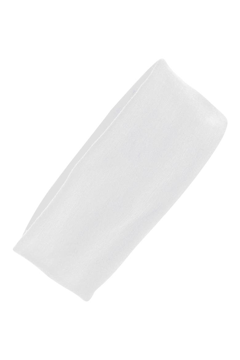 Jersey Headwrap, Main, color, WHITE