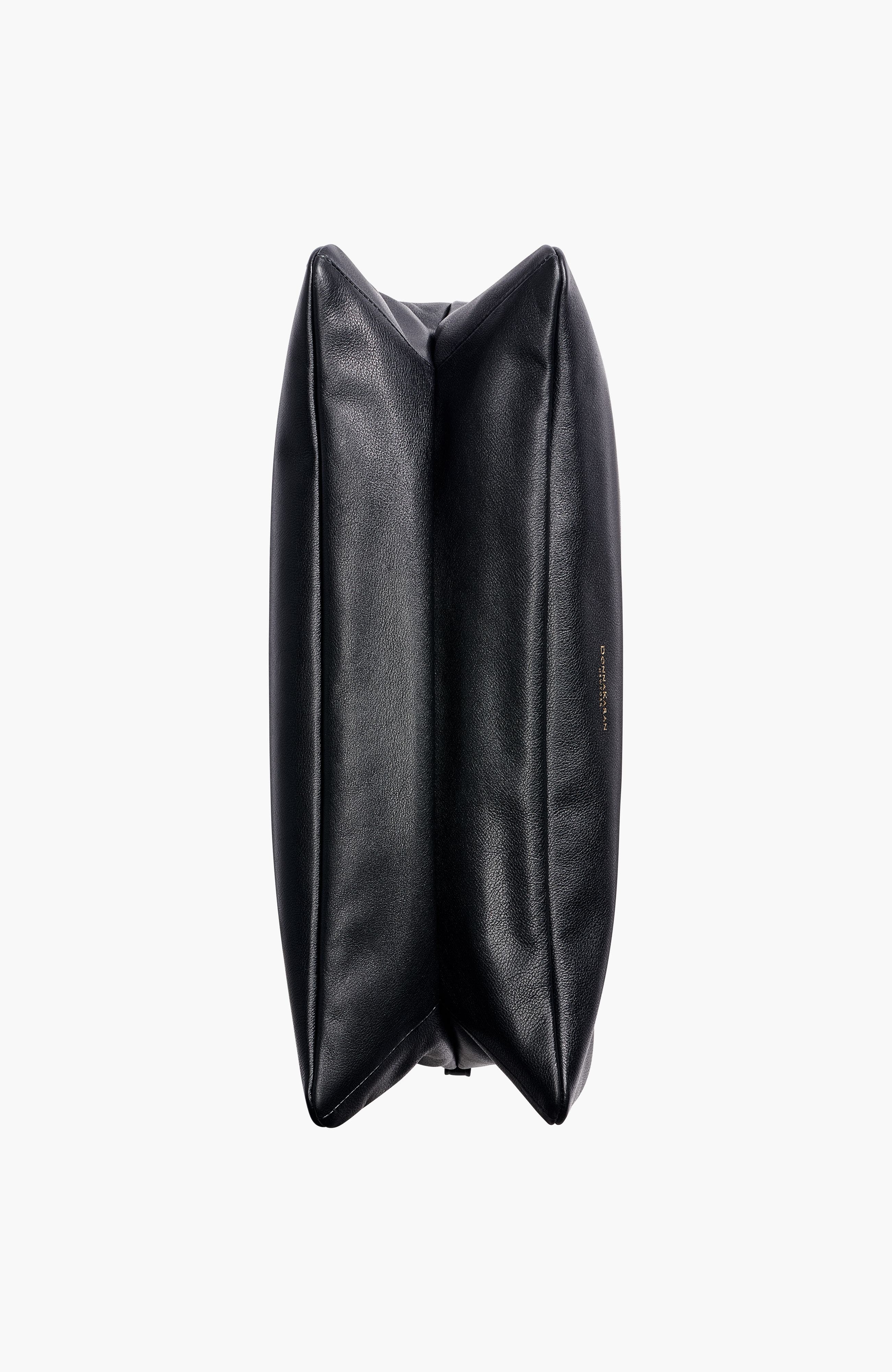 Donna Karan New York Velvet Large Shoulder, Alternate, color, Blk/Gold