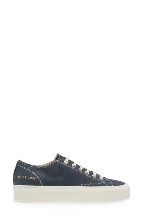 Common Projects Tournament Low Top Sneaker In Navy