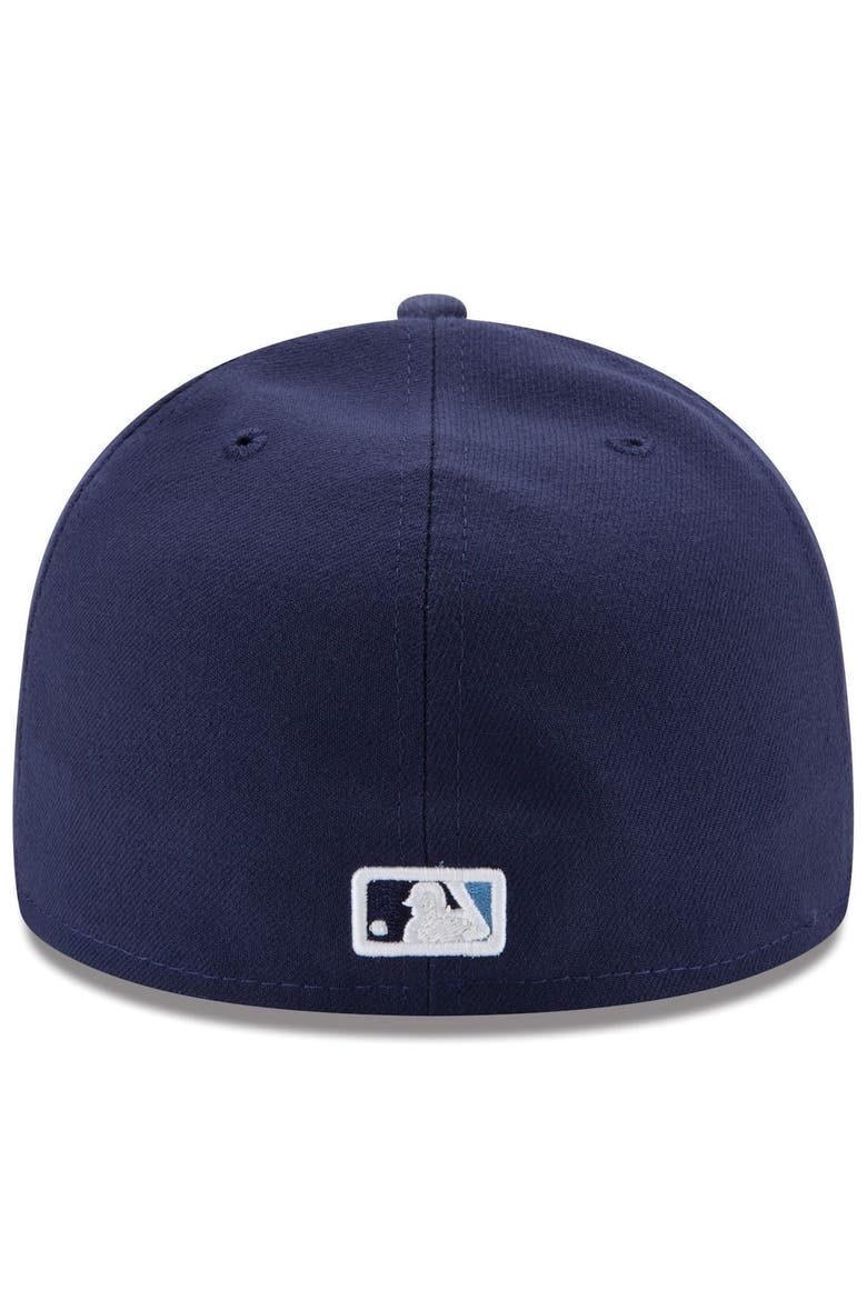 Men's New Era Navy Tampa Bay Rays Game Authentic Collection On-Field 59FIFTY Fitted Hat, Alternate, color, NAVY