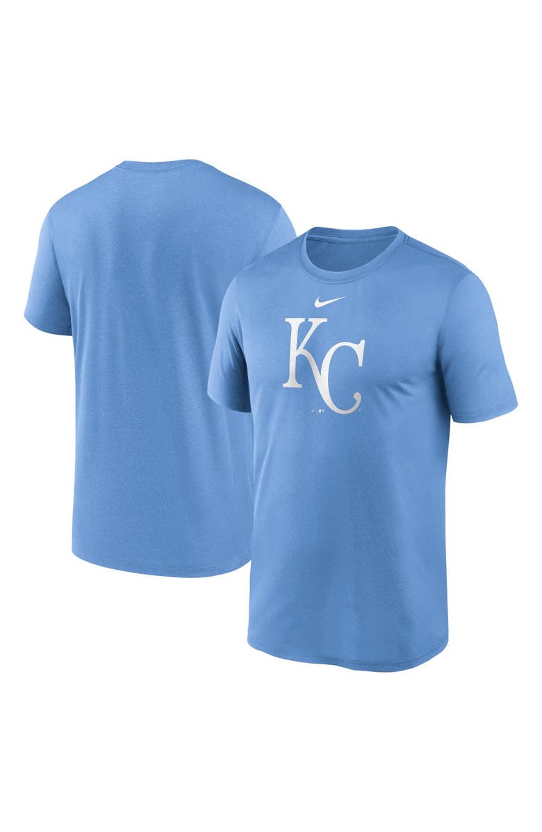 Nike Men's Nike  Light Blue Kansas City Royals Legend Fuse Large Logo Performance T-Shirt, Alternate, color, Light Blue