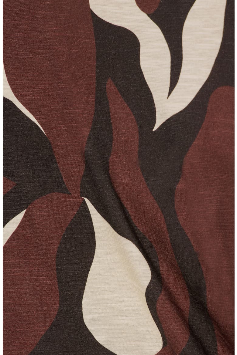 Perfect Notch Print Long Sleeve T-Shirt, Alternate, color, CHICORY SW