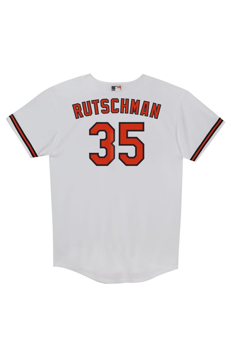 Nike Preschool Nike Adley Rutschman White Baltimore Orioles Home Replica Player Jersey, Alternate, color, White