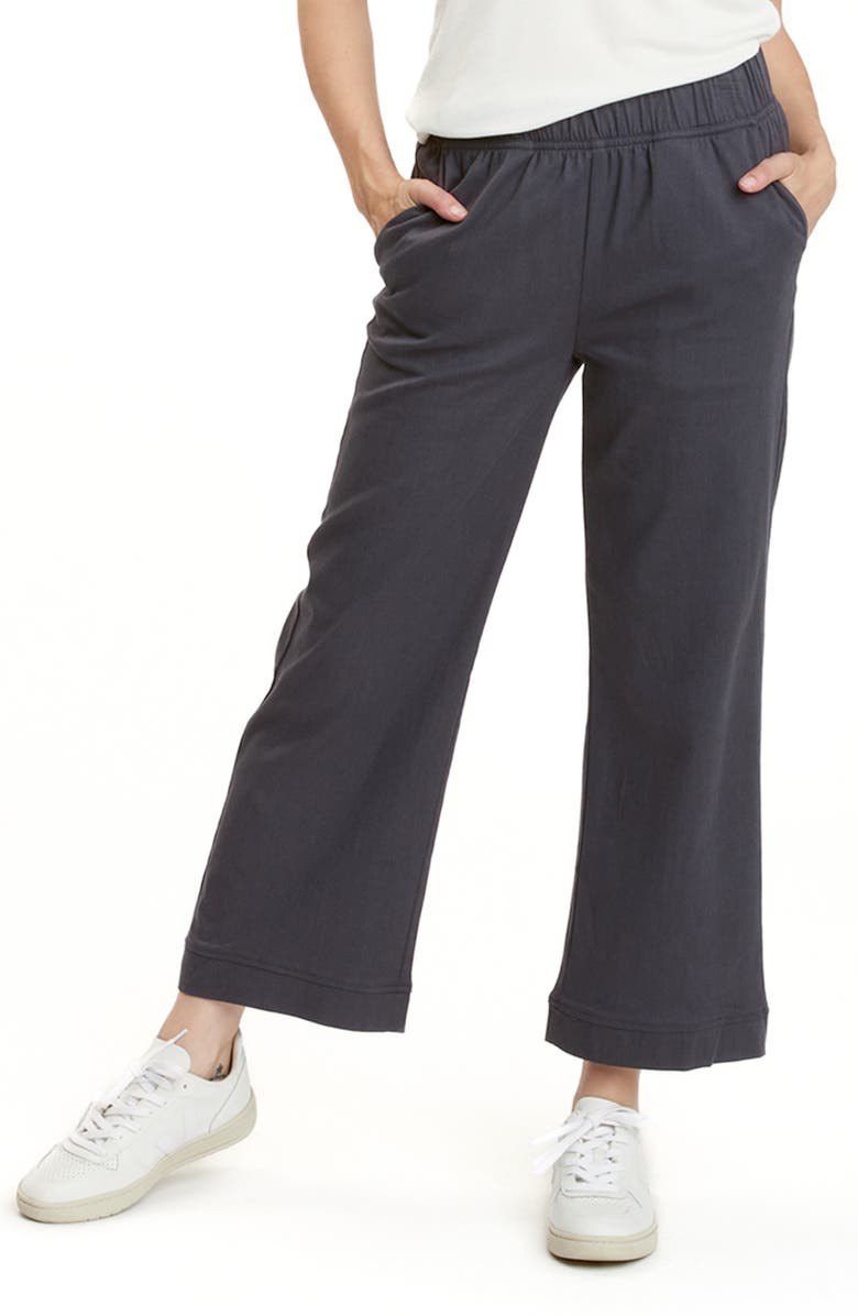 Threads 4 Thought Georgie Stretch Twill Wide Leg Pants, Main, color,