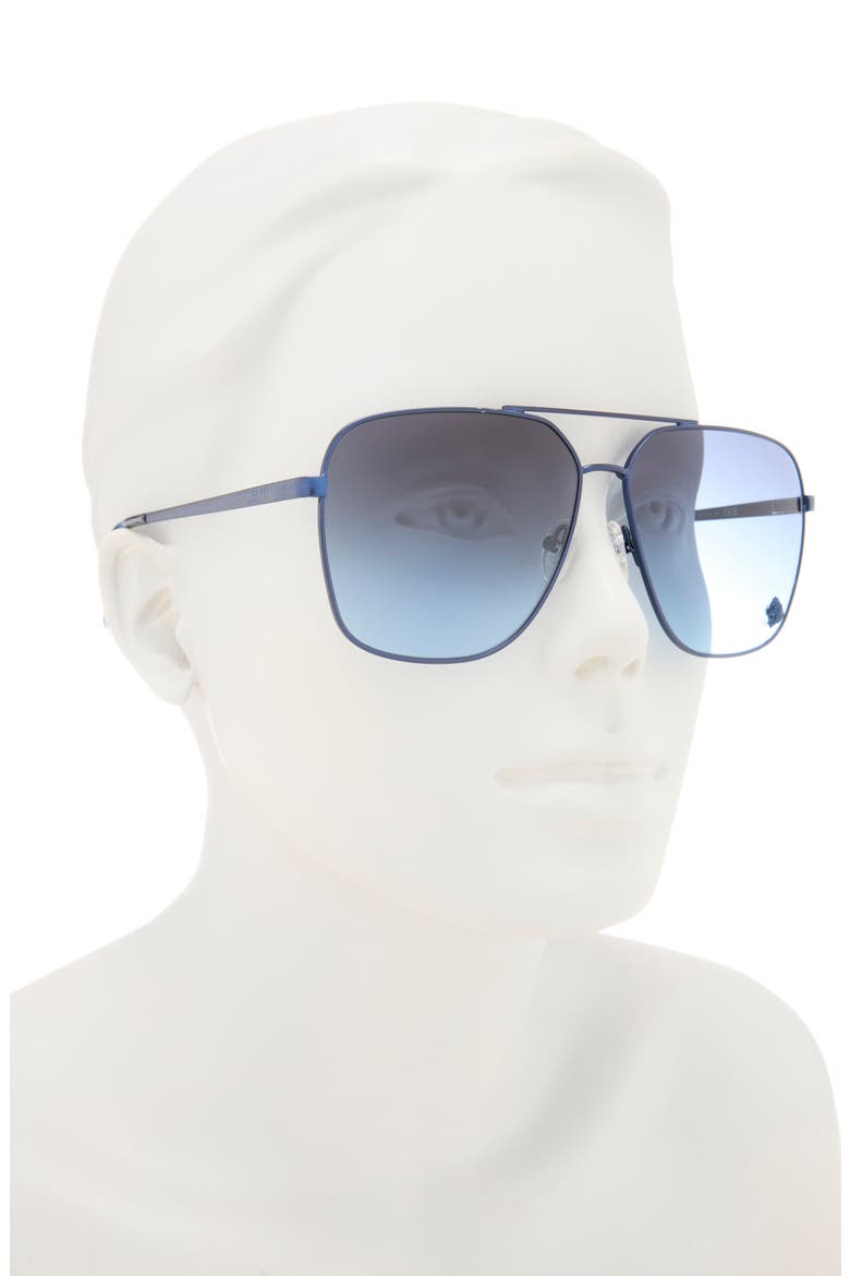 KGL1003 61mm Navigator Sunglasses, Alternate, color, BLUE