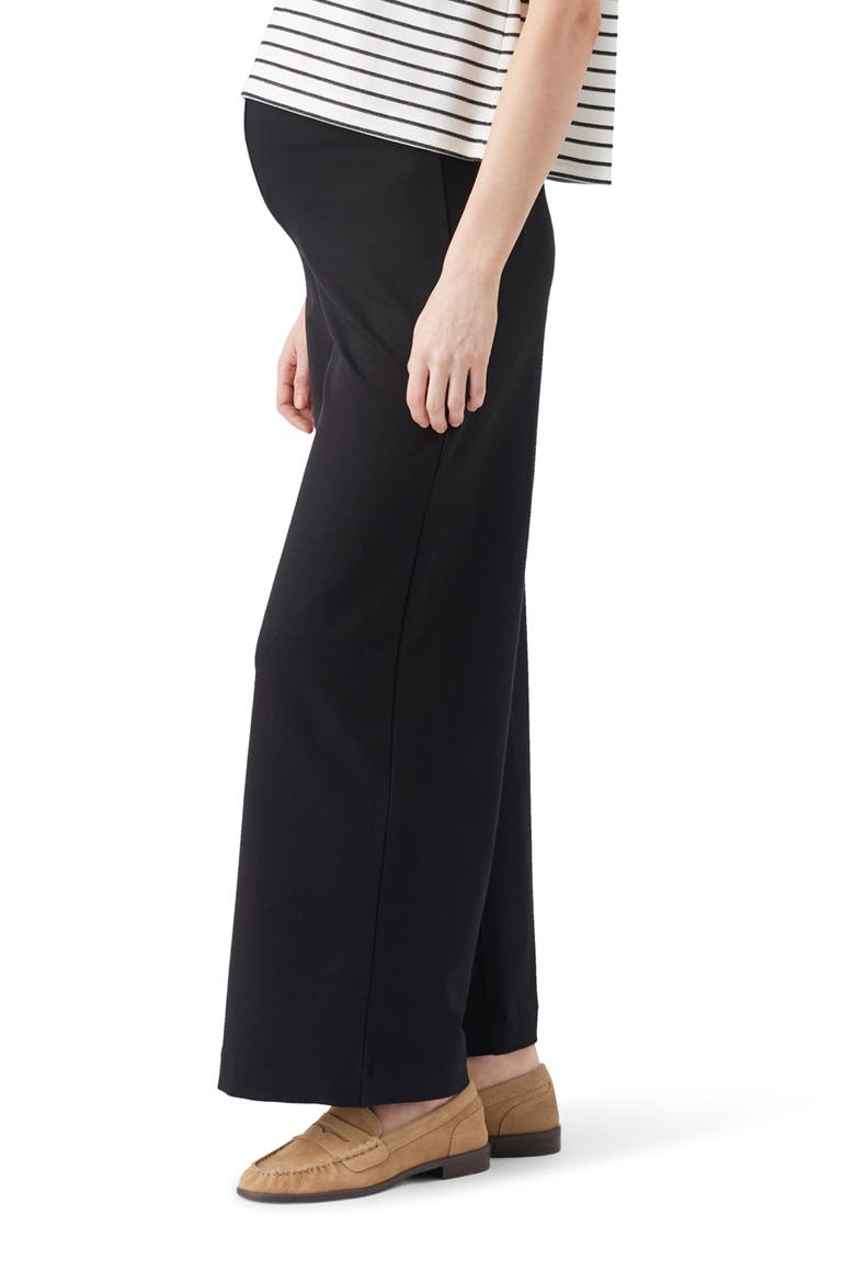 Isha Wide Leg Pant, Alternate, color, Black
