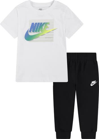 Kids' Futura Block Short Sleeve Shirt & Joggers Set