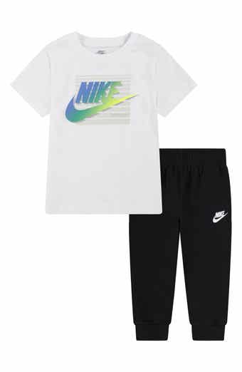 Nike Kids' Futura Block Short Sleeve Shirt & Joggers Set