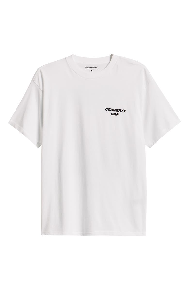 Carhartt Work In Progress Wiptopia Organic Cotton Graphic T-Shirt, Alternate, color, White