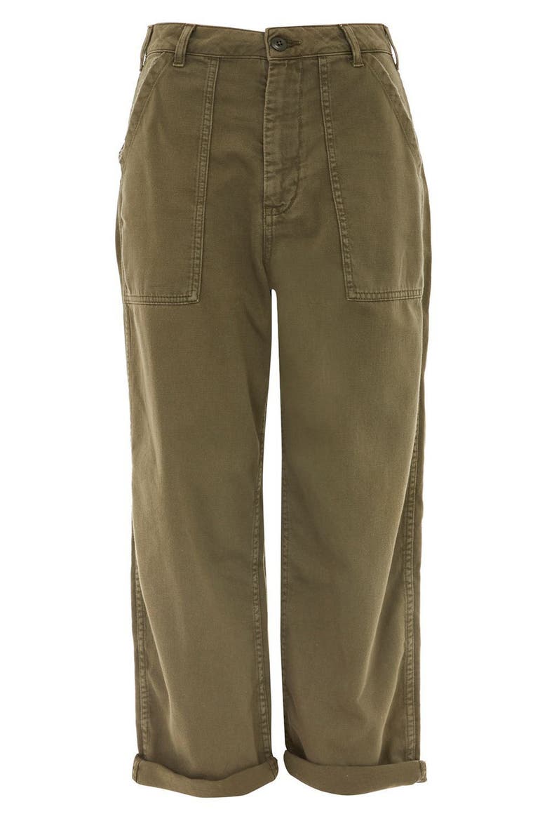 Wide Leg Utility Trousers, Alternate, color, OLIVE