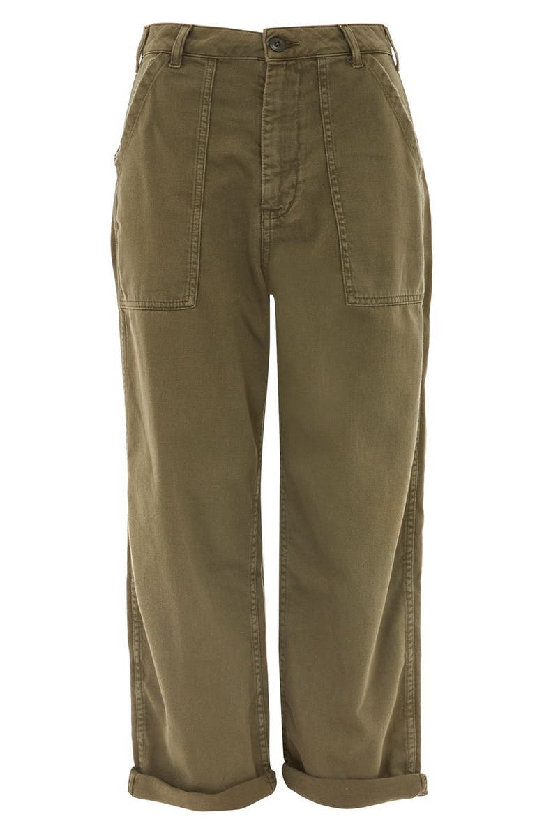 Topshop Wide Leg Utility Trousers, Alternate, color, 