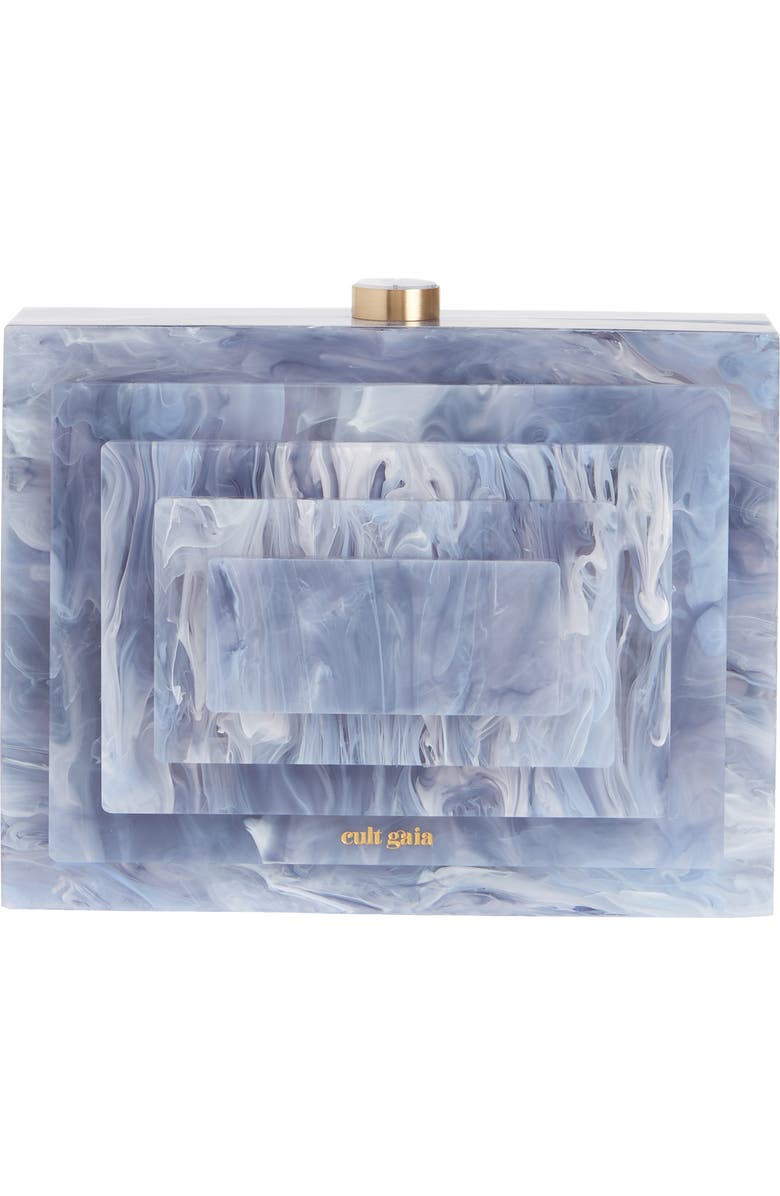 Cult Gaia Logan Acrylic Box Clutch, Main, color,