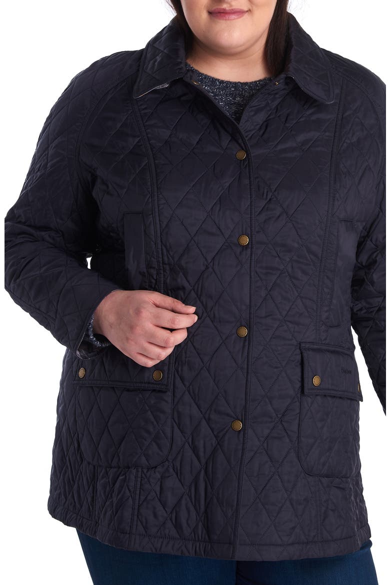 Beadnell Summer Quilted Jacket, Alternate, color, NAVY