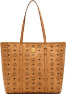 MCM Toni Top-Zip Shopper in Visetos