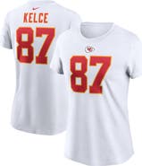 Nike Women's Nike Travis Kelce White Kansas City Chiefs Player Name & Number T-Shirt