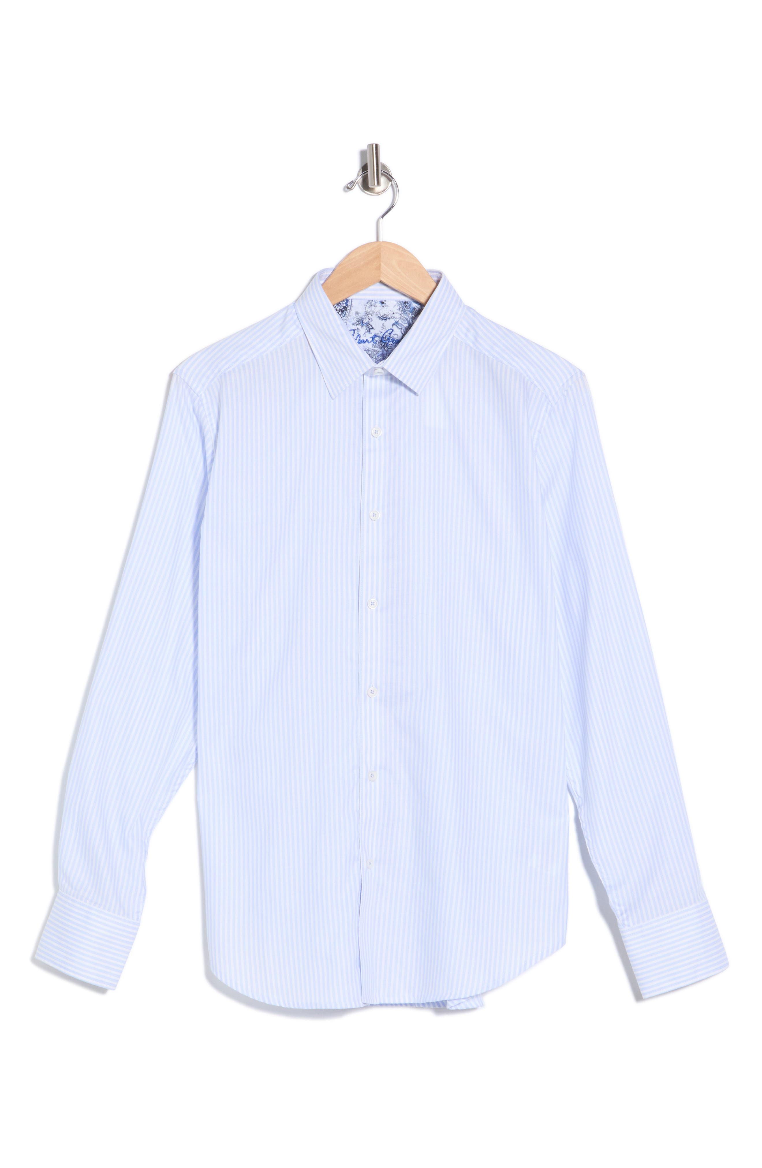 Robert Graham Washburn Stretch Cotton Button-Up Shirt