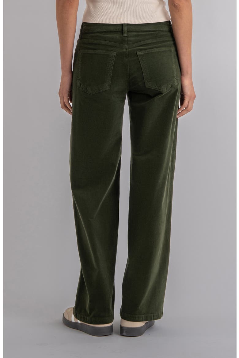 Jean Wide Leg Corduroy Pants, Alternate, color, LEAFY GREEN