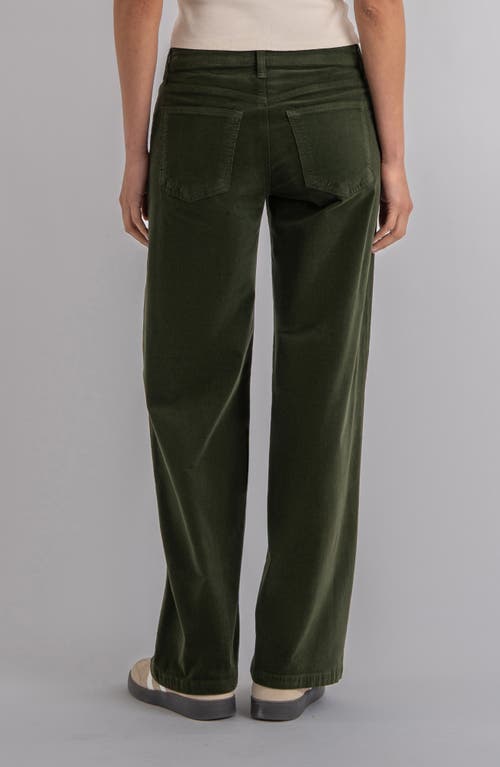 Kut From The Kloth Jean Wide Leg Corduroy Pants In Green