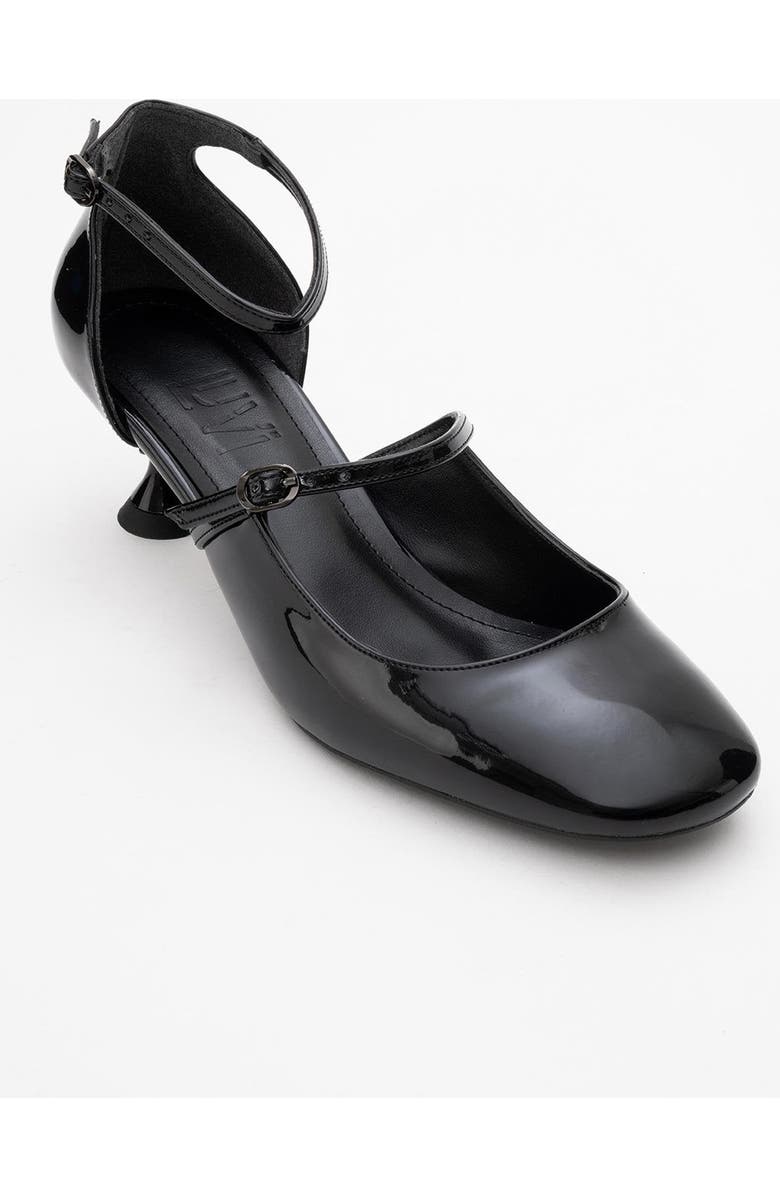 Prologue Shoes Emly Square Toe Slingback Pump, Main, color, Black Patent