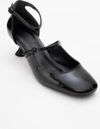 Prologue Shoes Emly Square Toe Slingback Pump