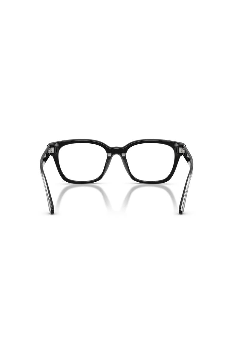 Ralph Lauren 52mm Rectangle optical glasses, Alternate, color, Black