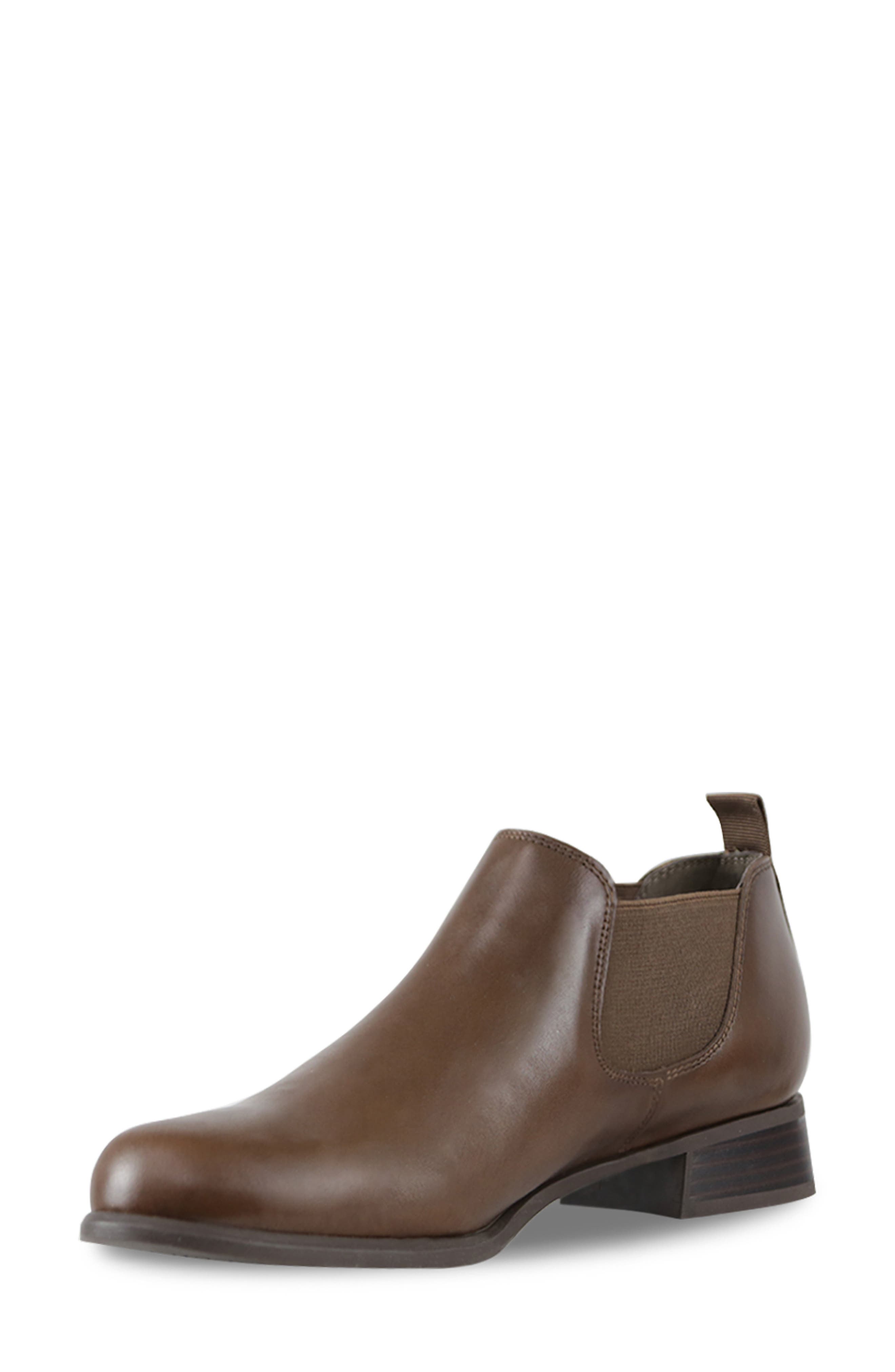 Bedford Leather Bootie, Alternate, color, MUSHROOM LEATHER