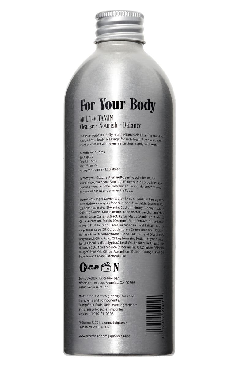 Nécessaire The Body Wash Refill USD $50 Value, Alternate, color,