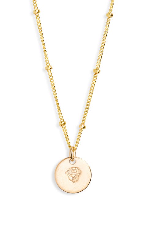 Petite Birth Flower Necklace