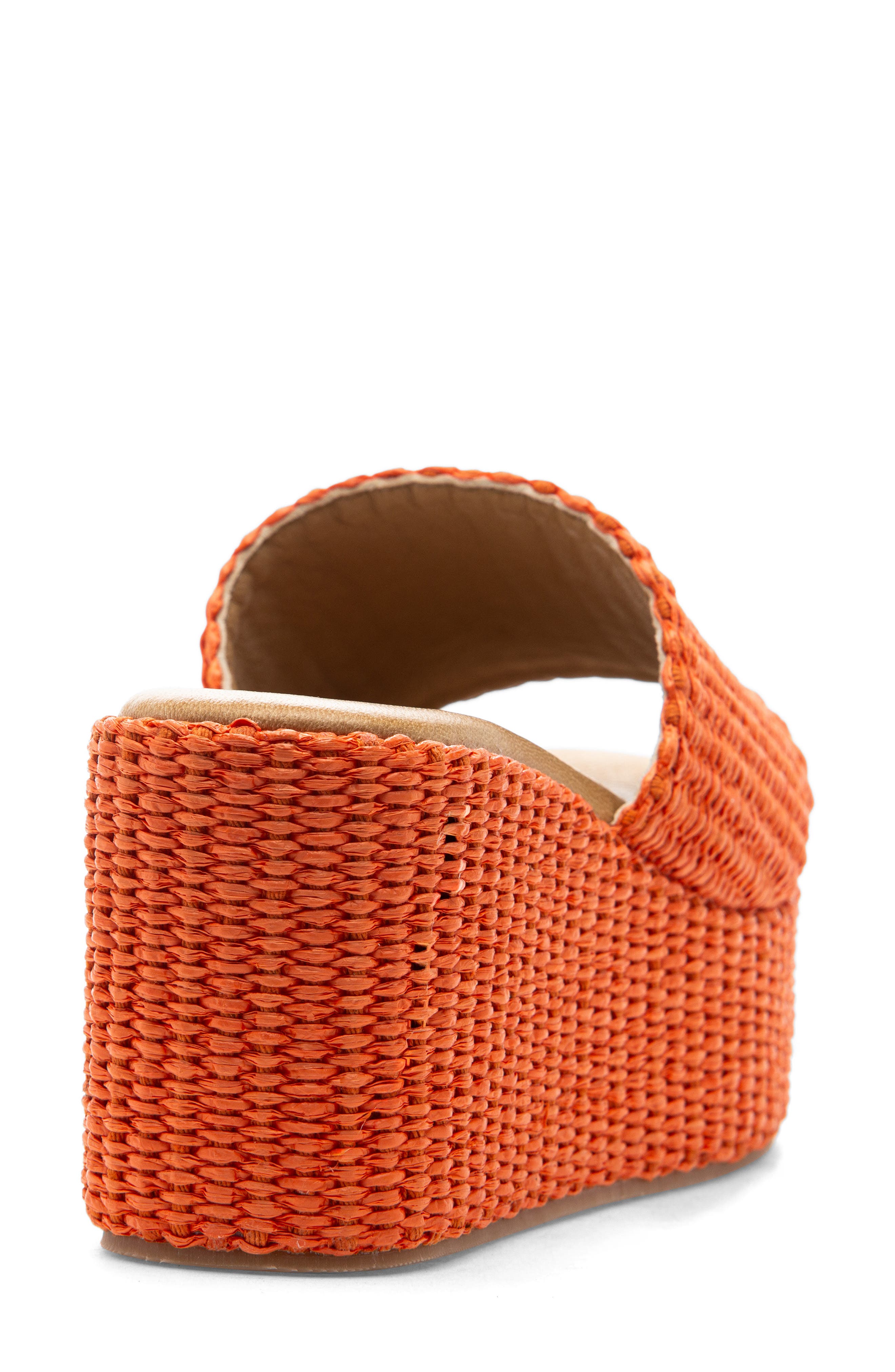 Sienna Platform Slide Sandal, Alternate, color, ORANGE