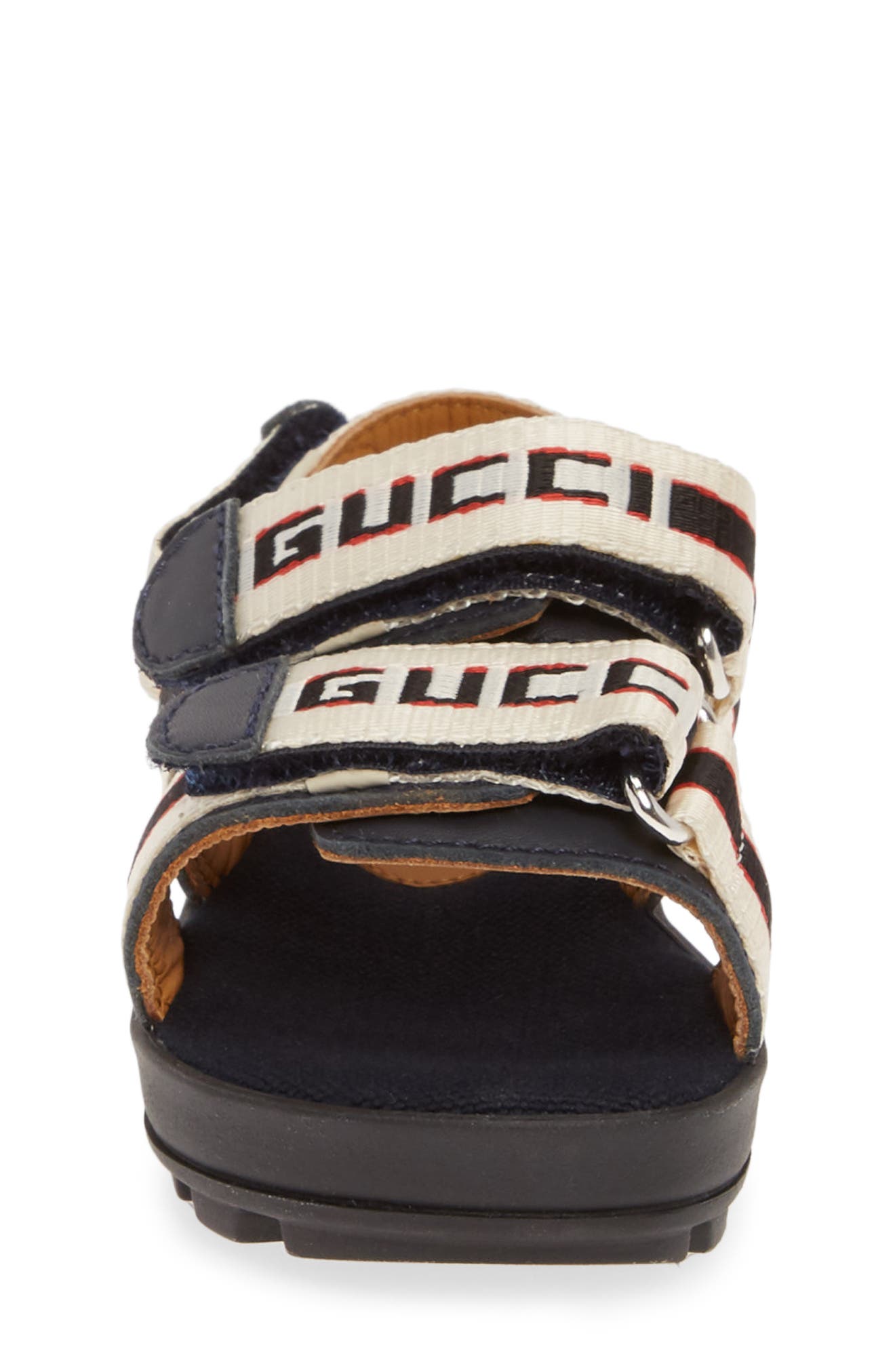 Gucci Sam Logo Strap Slingback Sandal, Alternate, color, 