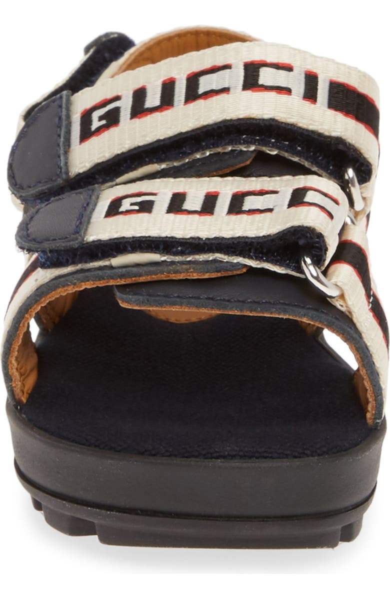 Gucci Sam Logo Strap Slingback Sandal, Alternate, color,