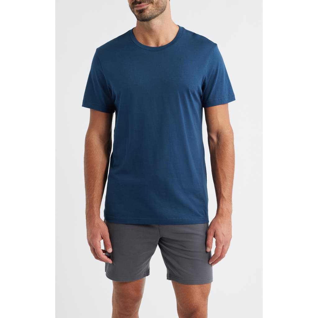 Mack Weldon Slim Fit Crewneck Pima Cotton T-Shirt in True Navy  product