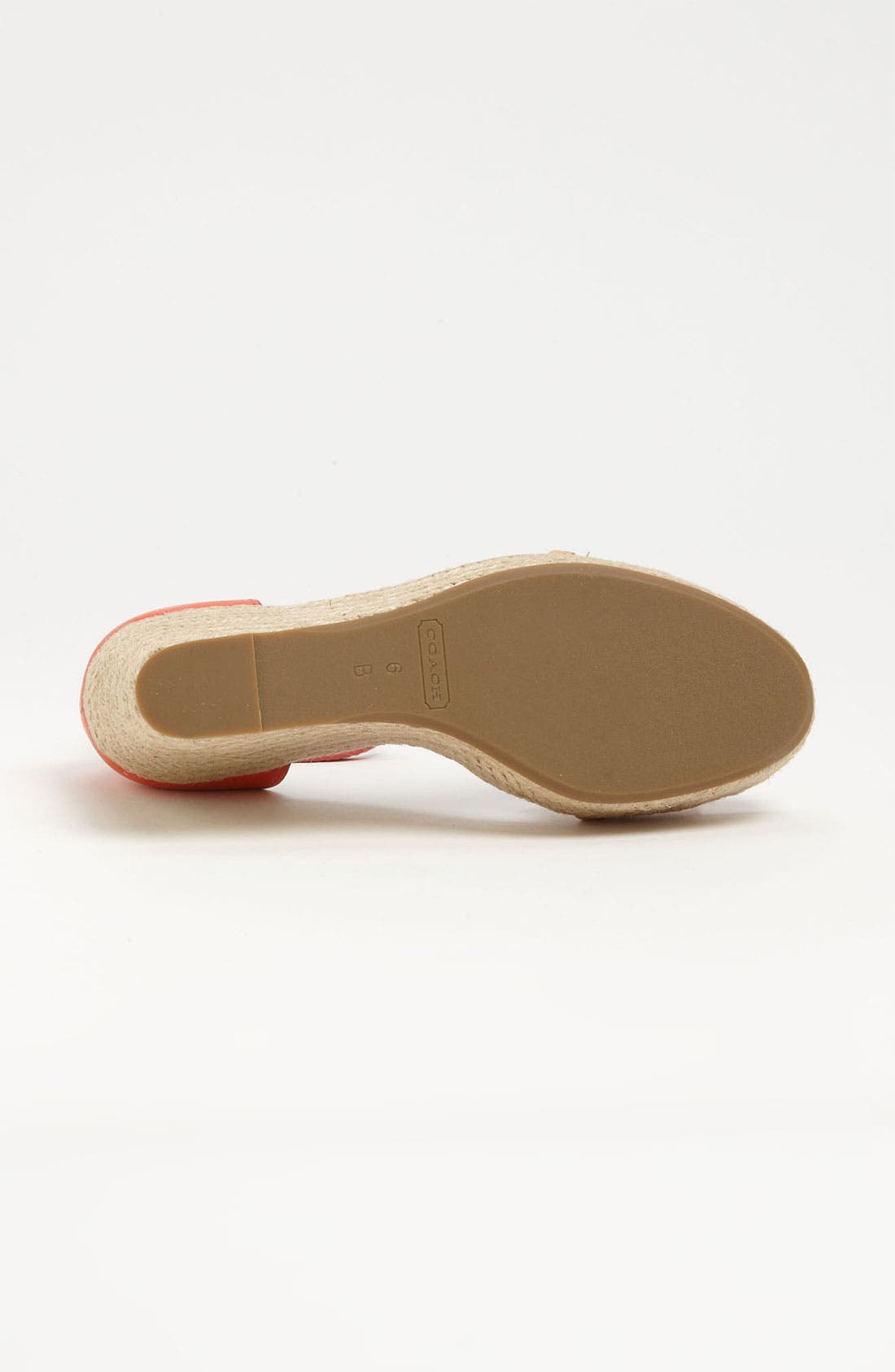 'Glinda' Sandal, Alternate, color, LIGHT TAN/ BRIGHT CORAL