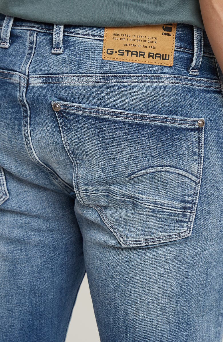 G-STAR Revend FWD Skinny Jeans, Alternate, color, Sun Faded Azurite