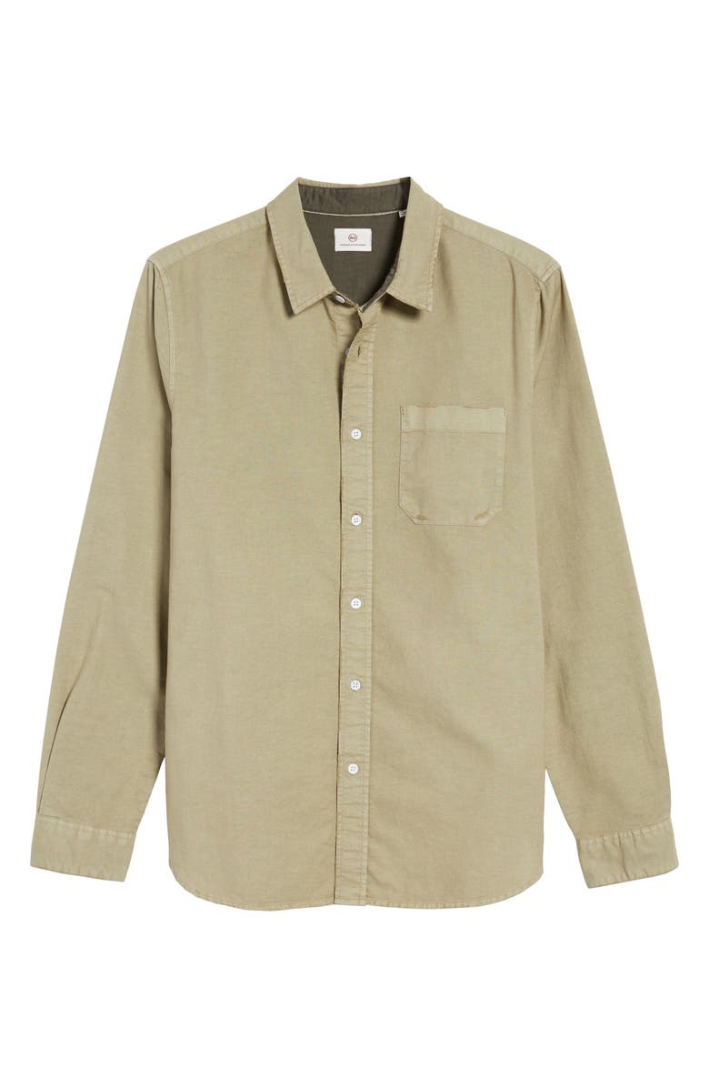 AG Caleb Slim Fit Twill Sport Shirt, Alternate, color, 