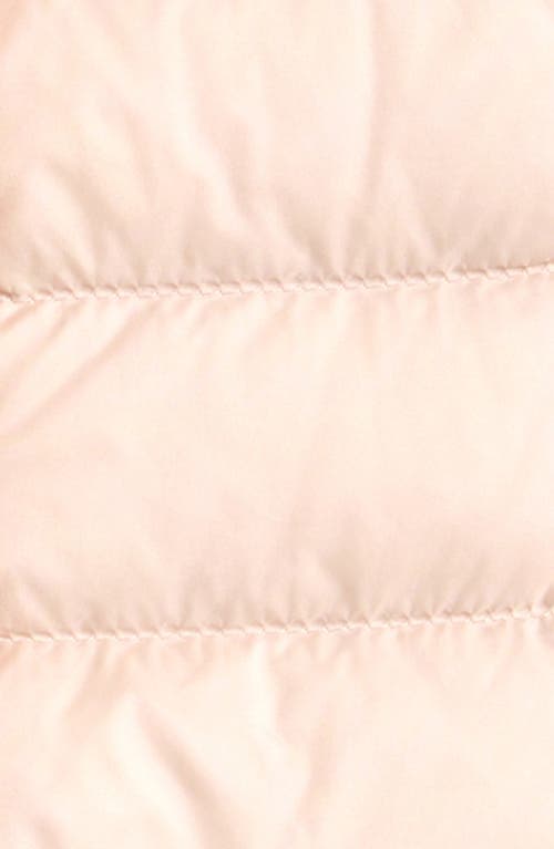 Moncler Girl's Liane Quilted Down Vest In Light Pink