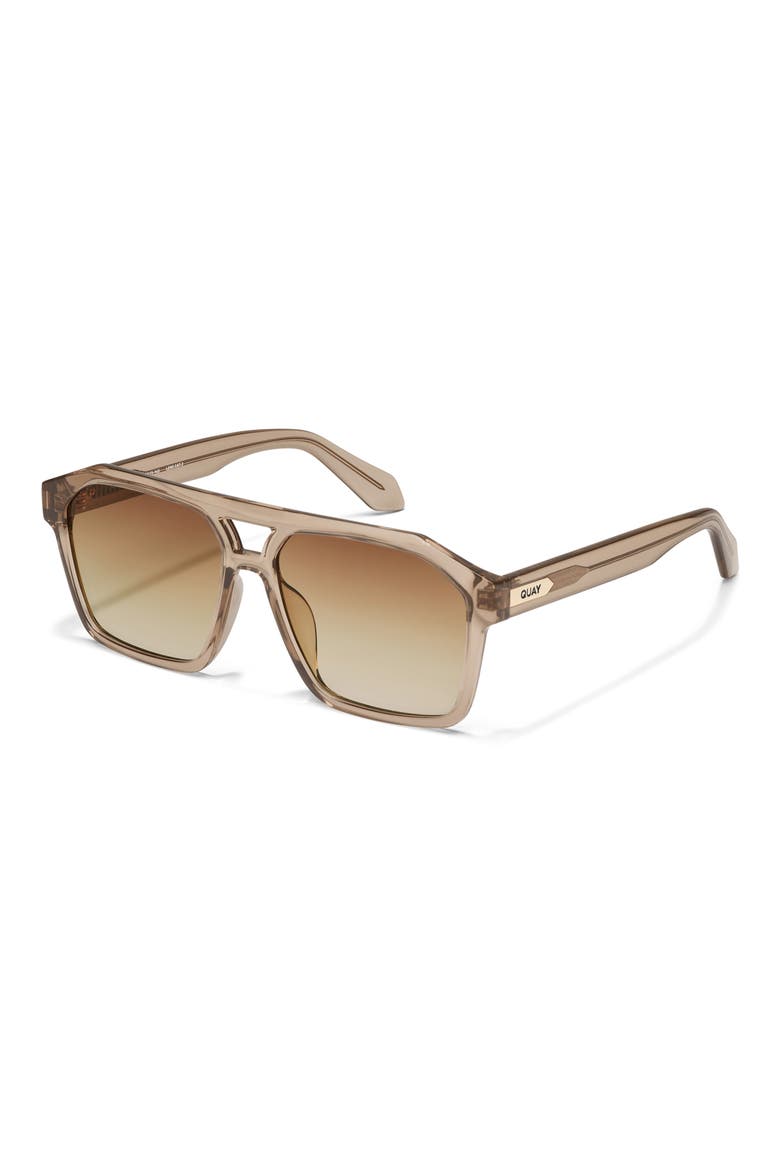 Soundcheck 57mm Gradient Aviator Sunglasses, Alternate, color, SAND/ SEPIA
